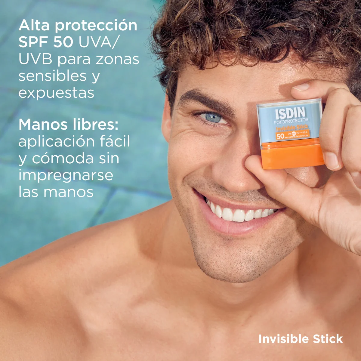 FOTOPROTECTOR INVISIBLE STICK SPF 50 10G -ISDIN - 3