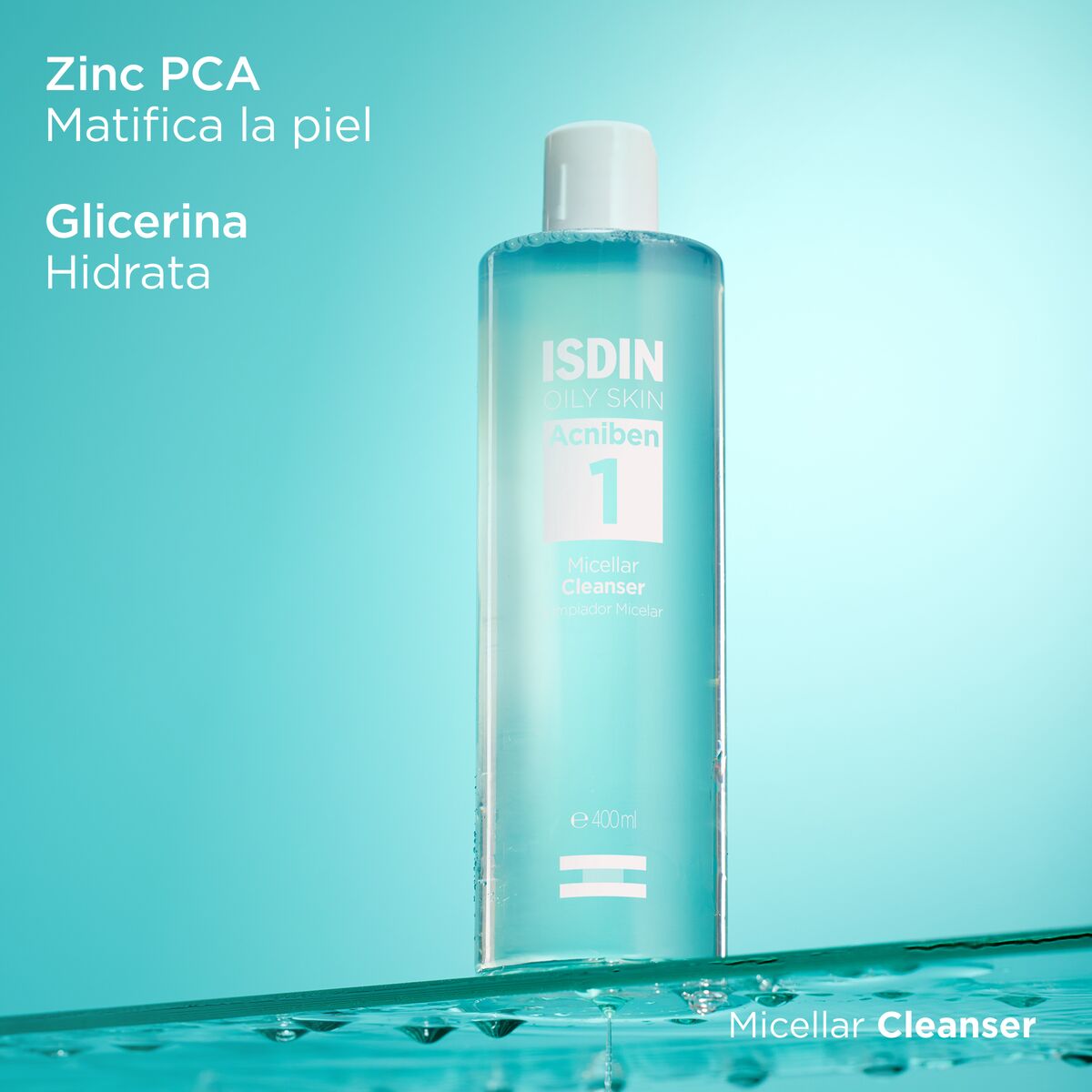 ISDIN ACNIBEN MICELLAR CLEANSER 400ML - 6