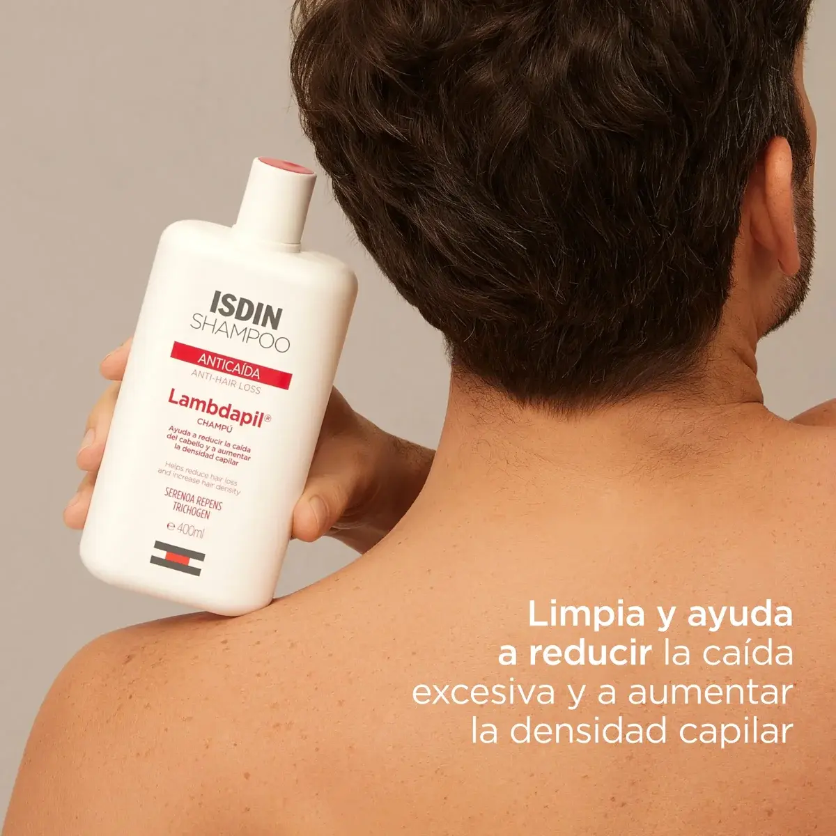 ISDIN LAMDAPIL ANTICAIDA SHAMPOO 400 ML - CAÍDA DEL CABELLO - 2