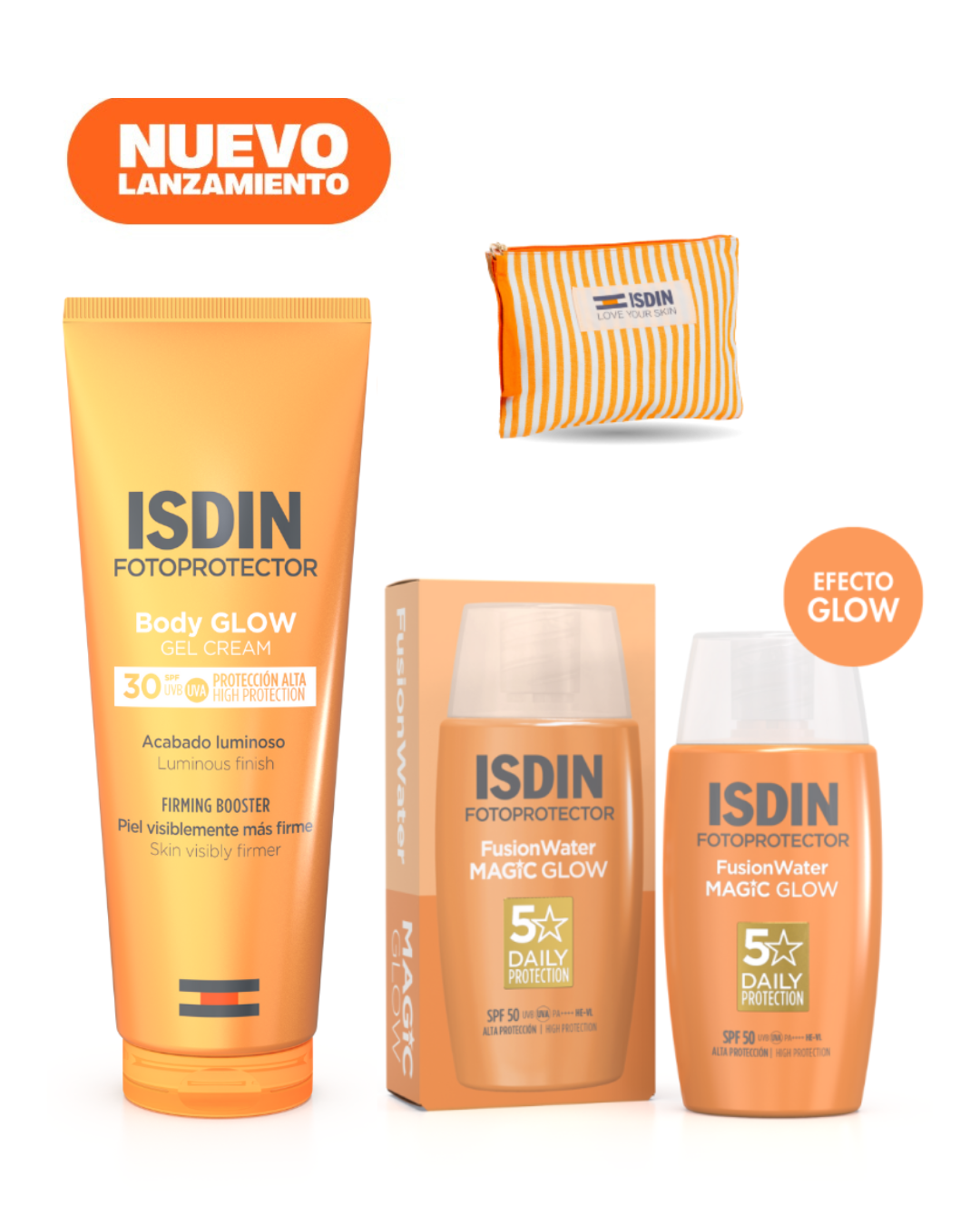 DÚO GLOW FOTOPROTECCIÓN FACIAL + CORPORAL ISDIN - 1