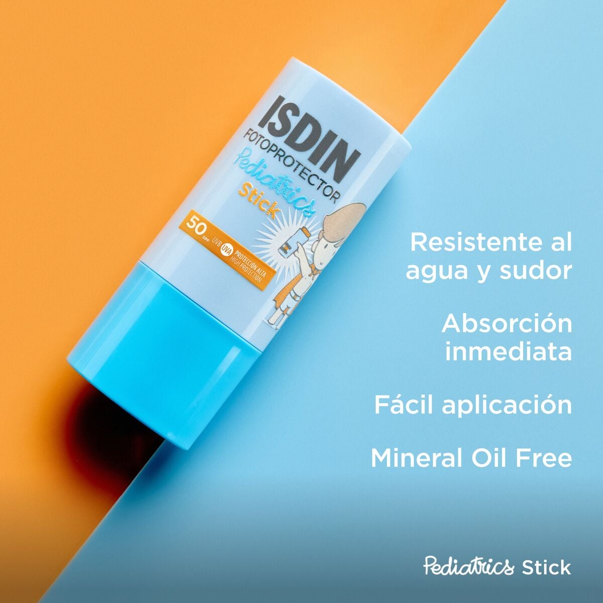 PACK ISDIN FOTOPROTECTOR PEDIATRICO EN BARRA + REFILL - 6