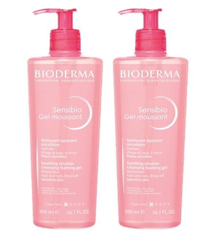 DÚO SENSIBIO GEL MOUSSANT 500 ML- PARA PIEL SENSIBLE - 1