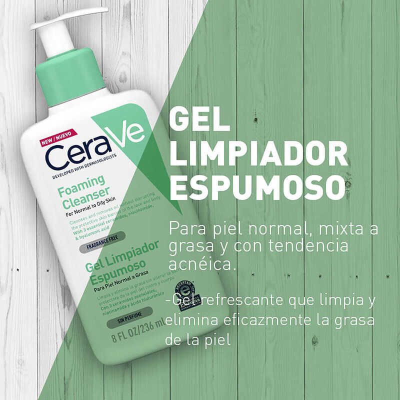DÚO CERAVE ESPUMOSO 236ML - 3