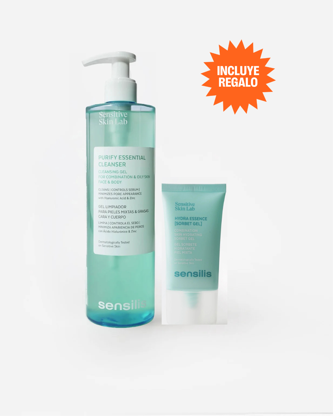 PACK SENSILIS PIEL GRASA Y MIXTA LIMPIADOR PURIFY + HYDRA ESSENCE GEL - 1