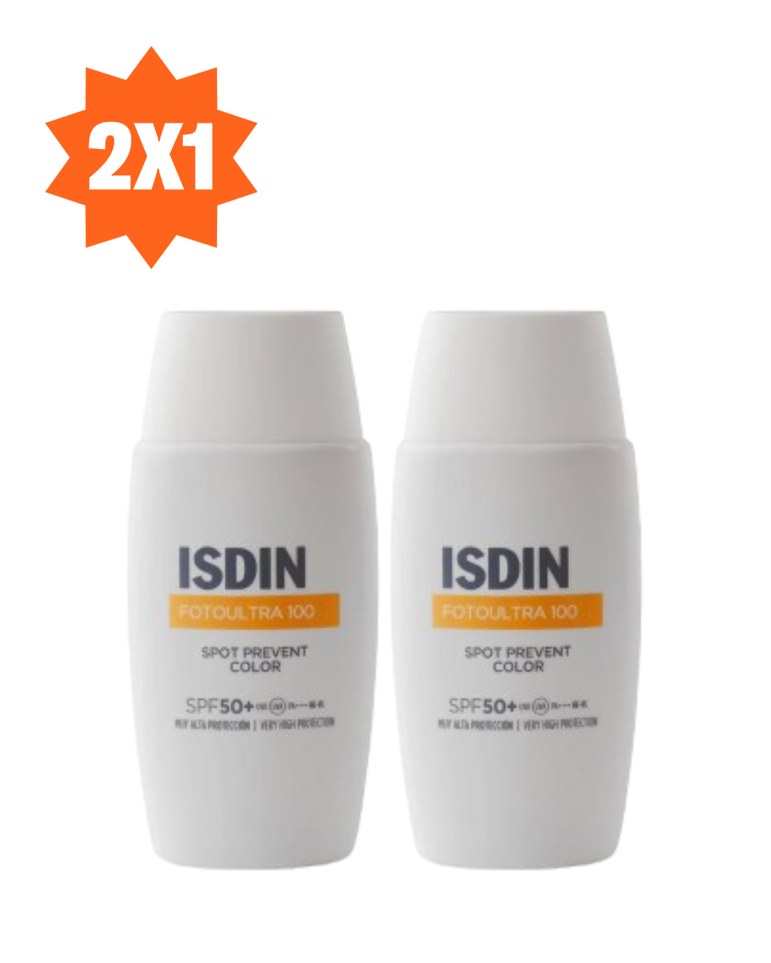 DÚO PROTECTOR SOLAR FOTOULTRA ISDIN SPOT PREVENTV SPF 50+ - 50 ML - 1