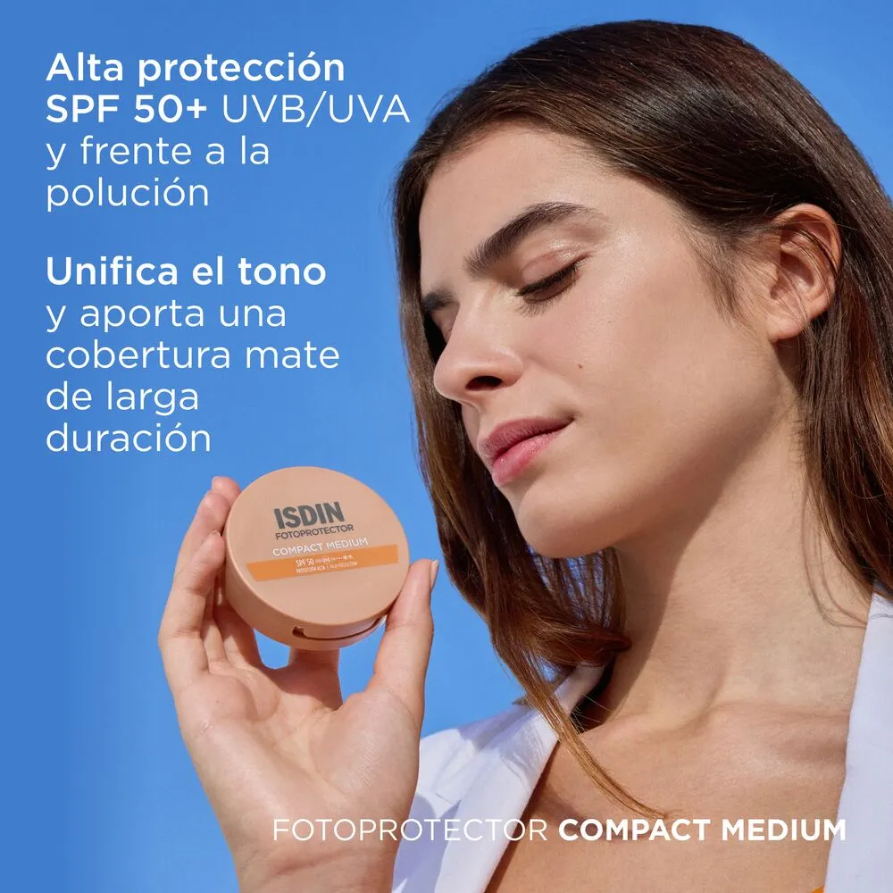 FOTOPROTECTOR ISDIN COMPACT MEDIUM SPF50 - 10GR - 2