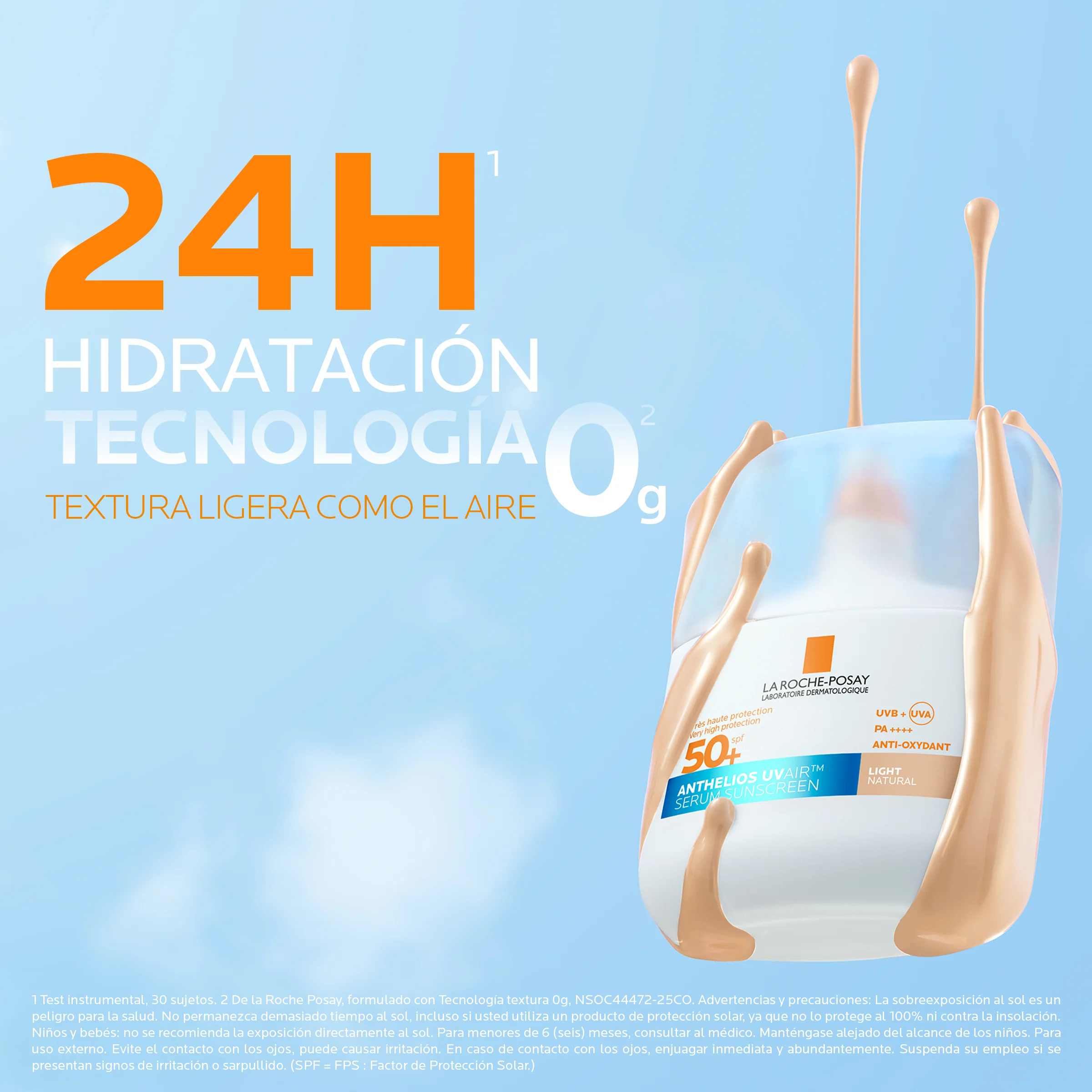 LA ROCHE POSAY PROTECTOS SOLAR ANTHELIOS UV AIR LIGERO FPS 50+ 50ML - 3