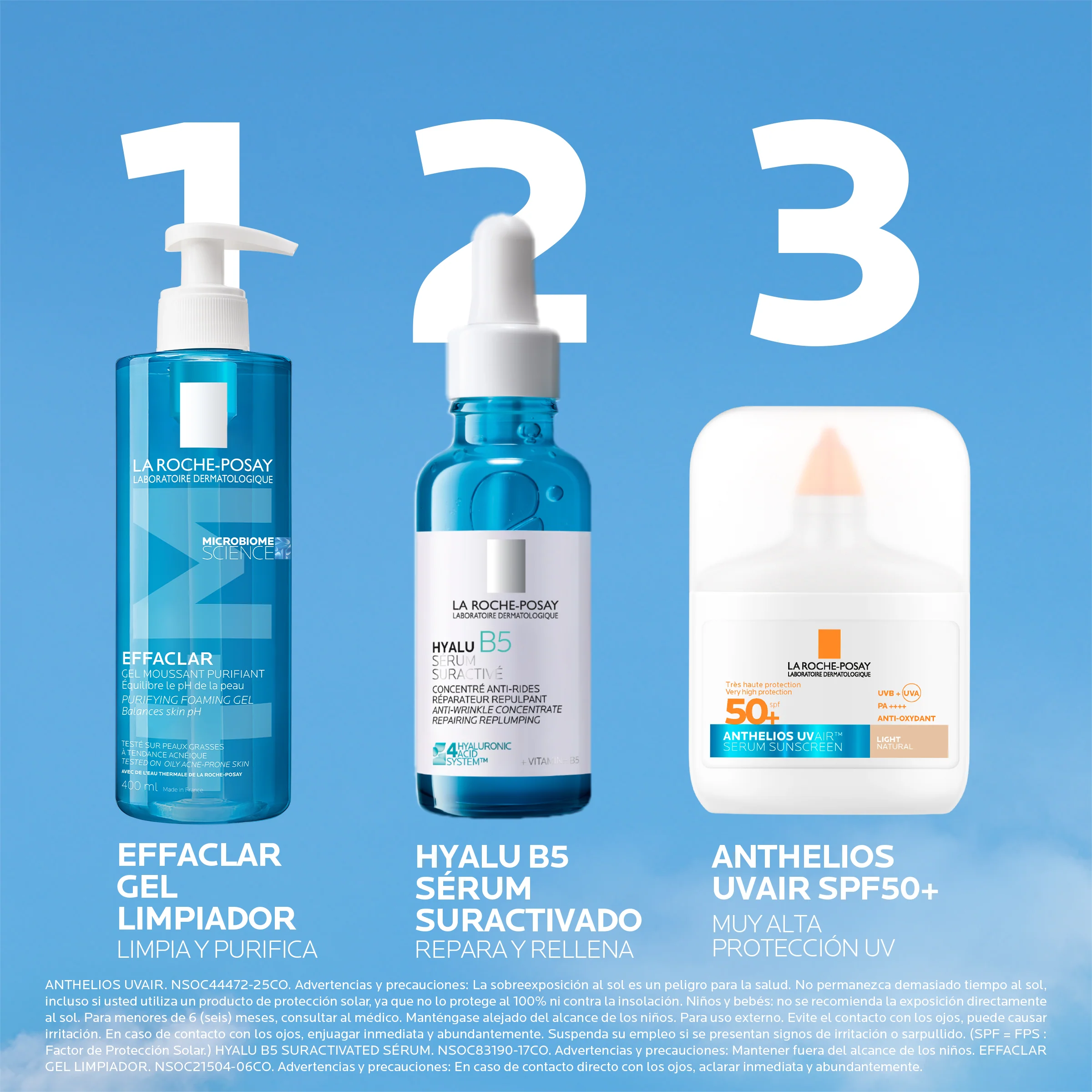 LA ROCHE POSAY PROTECTOS SOLAR ANTHELIOS UV AIR LIGERO FPS 50+ 50ML - 4