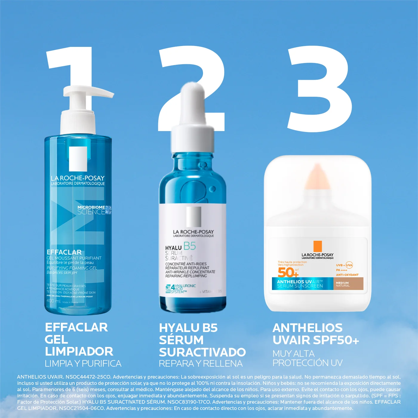 LA ROCHE POSAY PROTECTOR SOLAR ANTHELIOS UV AIR MEDIO FPS 50+ 50ML - 4