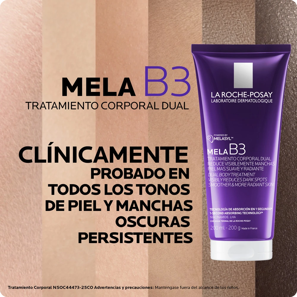 LA ROCHE POSAY MELA B3 TRATAMIENTO CORPORAL DUAL 200ML - 3