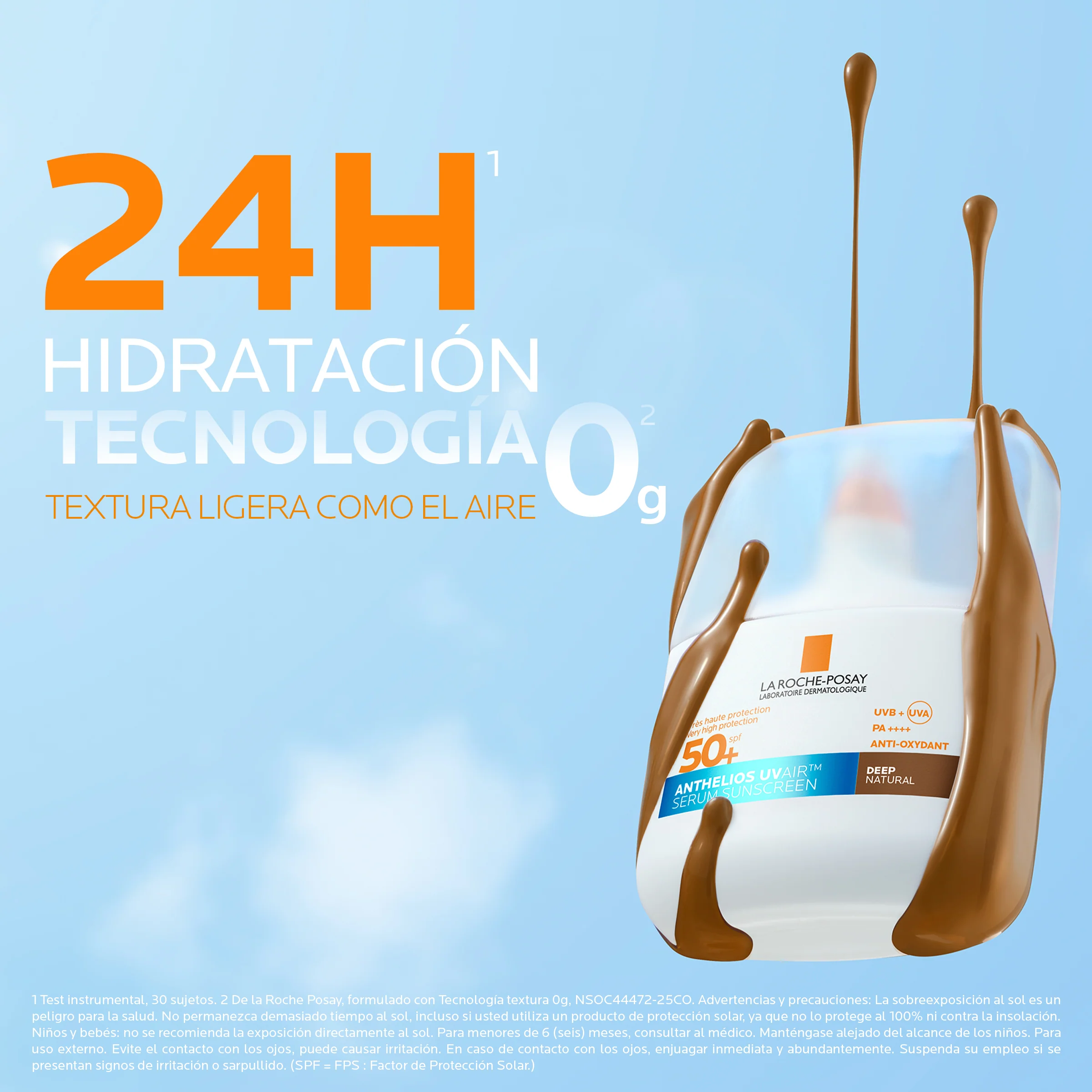 LA ROCHE POSAY PROTECTOR SOLAR ANTHELIOS UV AIR DARK FPS 50+ 50ML - 3