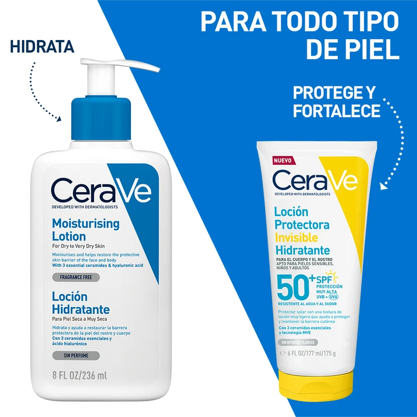 CERAVE PROTECTOR SOLAR LOCION INVISIBLE HIDRATANTE SPF50+ 177 ML - 5