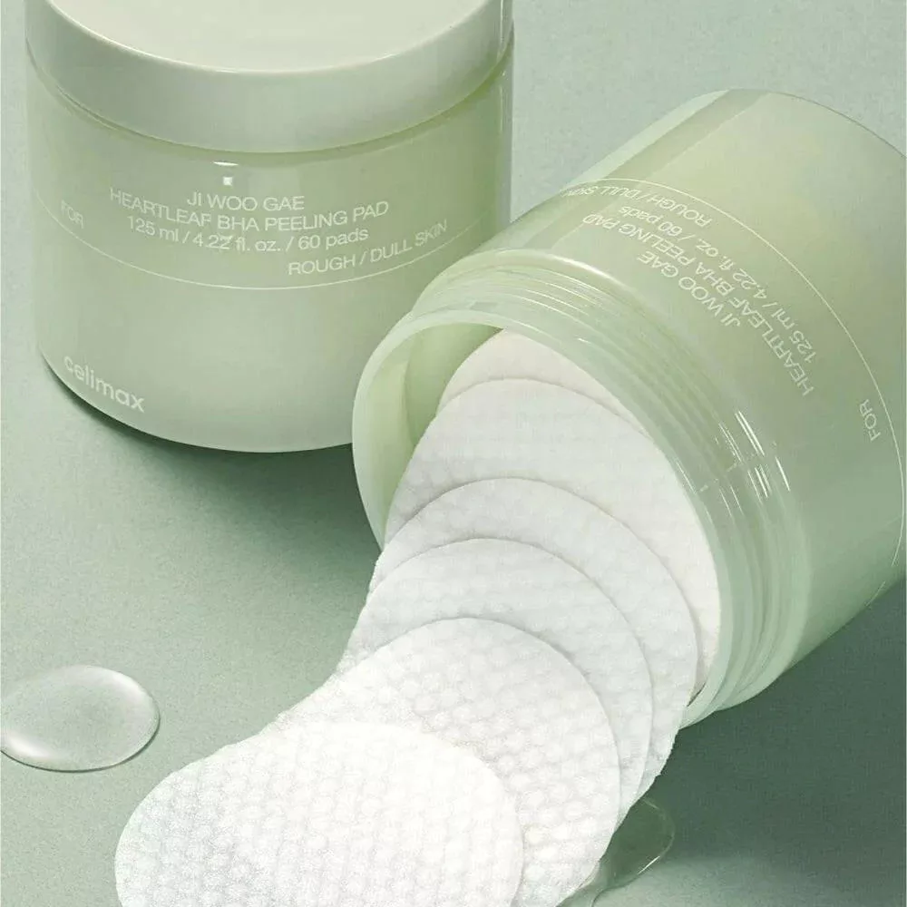 CELIMAX JI WOO GAE HEARTLEAF BHA PEELING PAD X 60 UNDS - 2