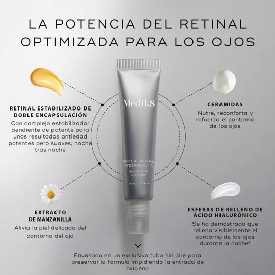 MEDIK8 CRYSTAL RETINAL EYE CERAMIDE 3 CONTORNO DE OJOS - 3