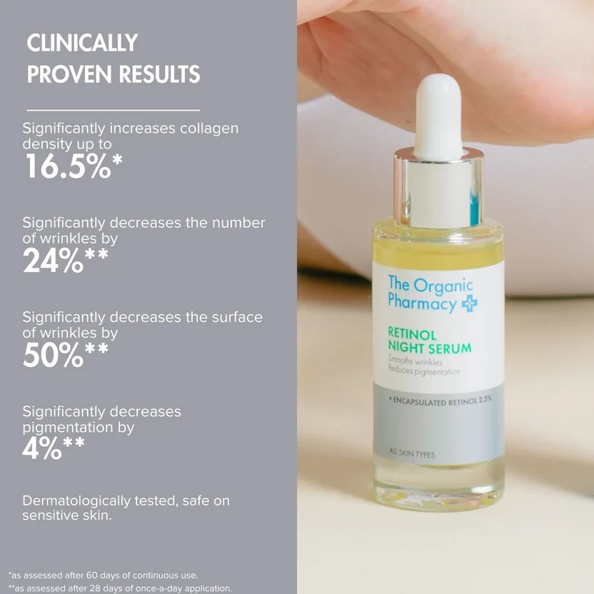 THE ORGANIC PHARMACY RETINOL NIGHT SERUM 30 ML - 4