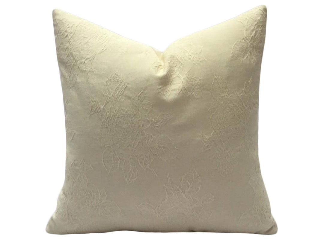 COJIN MAAT ROSEDAL 45X45CM CREMA - 1