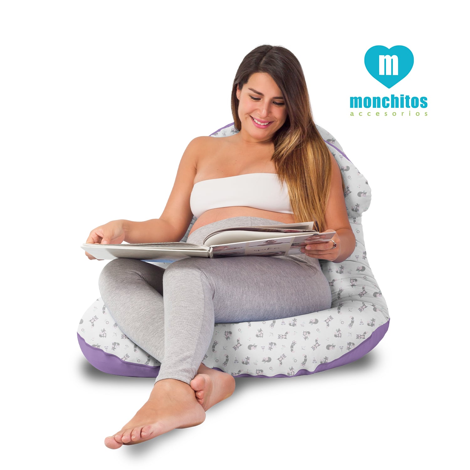 ALMOHADÓN MONCHITOS ACCESORIOS ZORRITOS LILA - 6