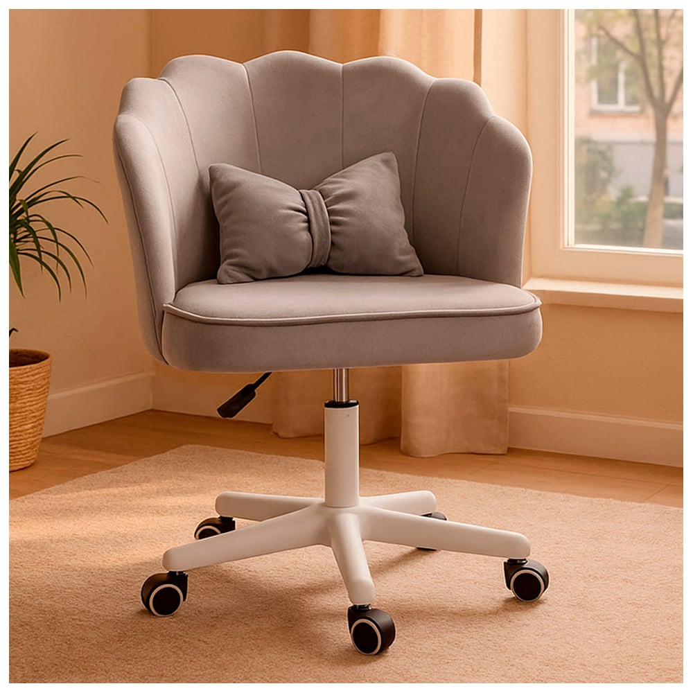 SILLA GIRATORIA DE ESCRITORIO BUCKINGHAM OFICINA Q1 GRIS CLARO - 8