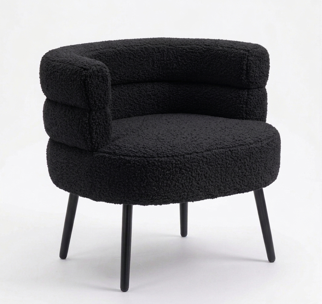 SILLA BUTACA BUCKINGHAM NORDIC RAM NEGRO -DYH390042 - 2