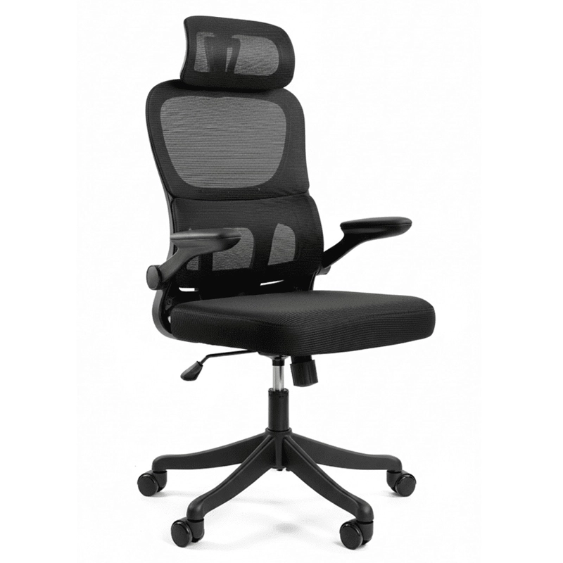 SILLA ERGONOMICA DE OFICINA GERENCIAL KOMSUM TURIN NEGRO - 2