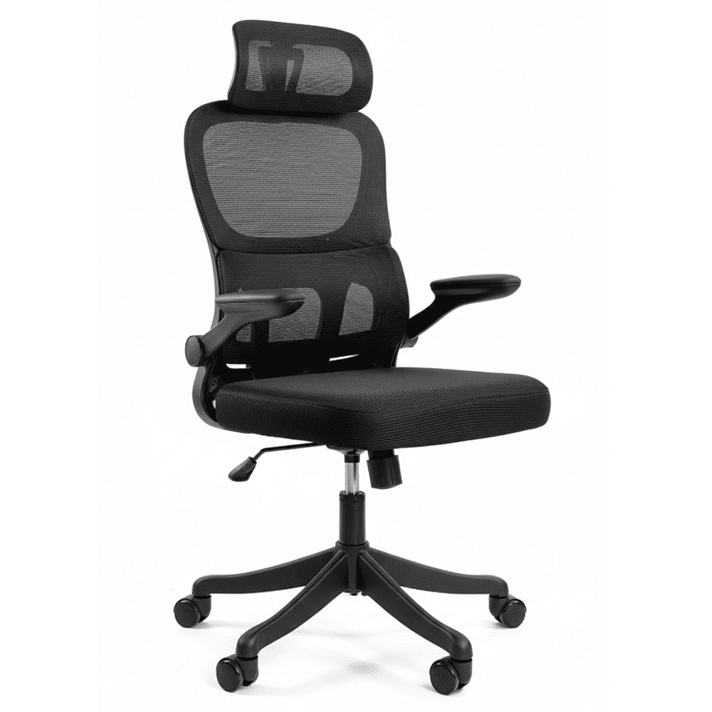 SILLA ERGONOMICA DE OFICINA GERENCIAL KOMSUM TURIN NEGRO - 2