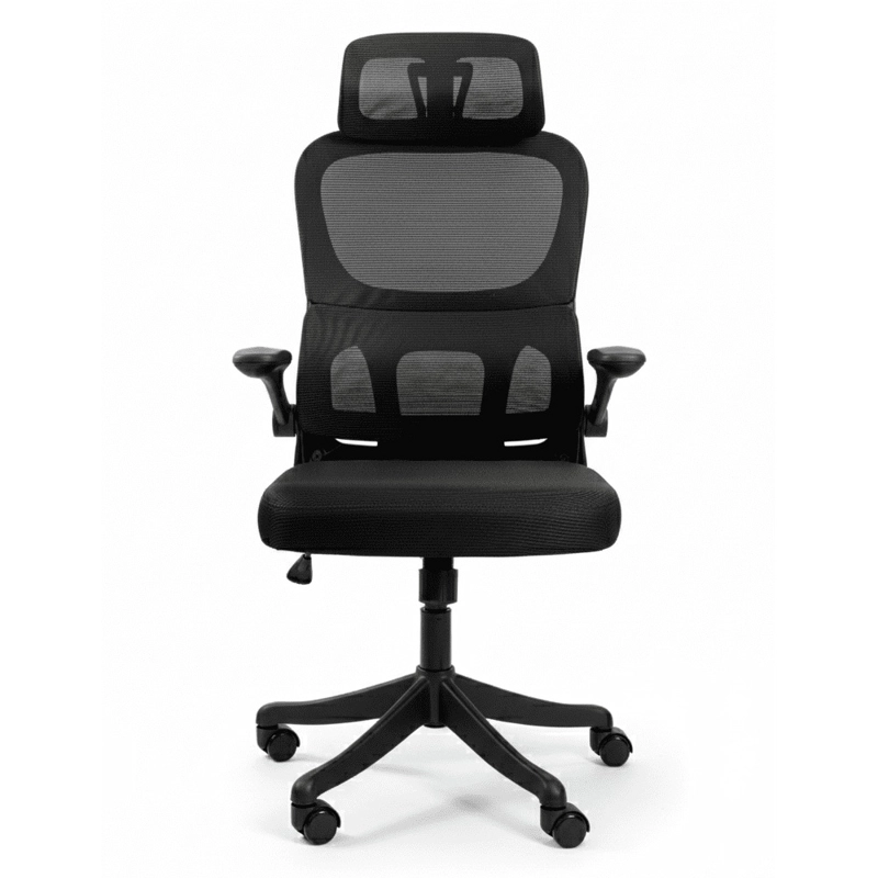 SILLA ERGONOMICA DE OFICINA GERENCIAL KOMSUM TURIN NEGRO - 3