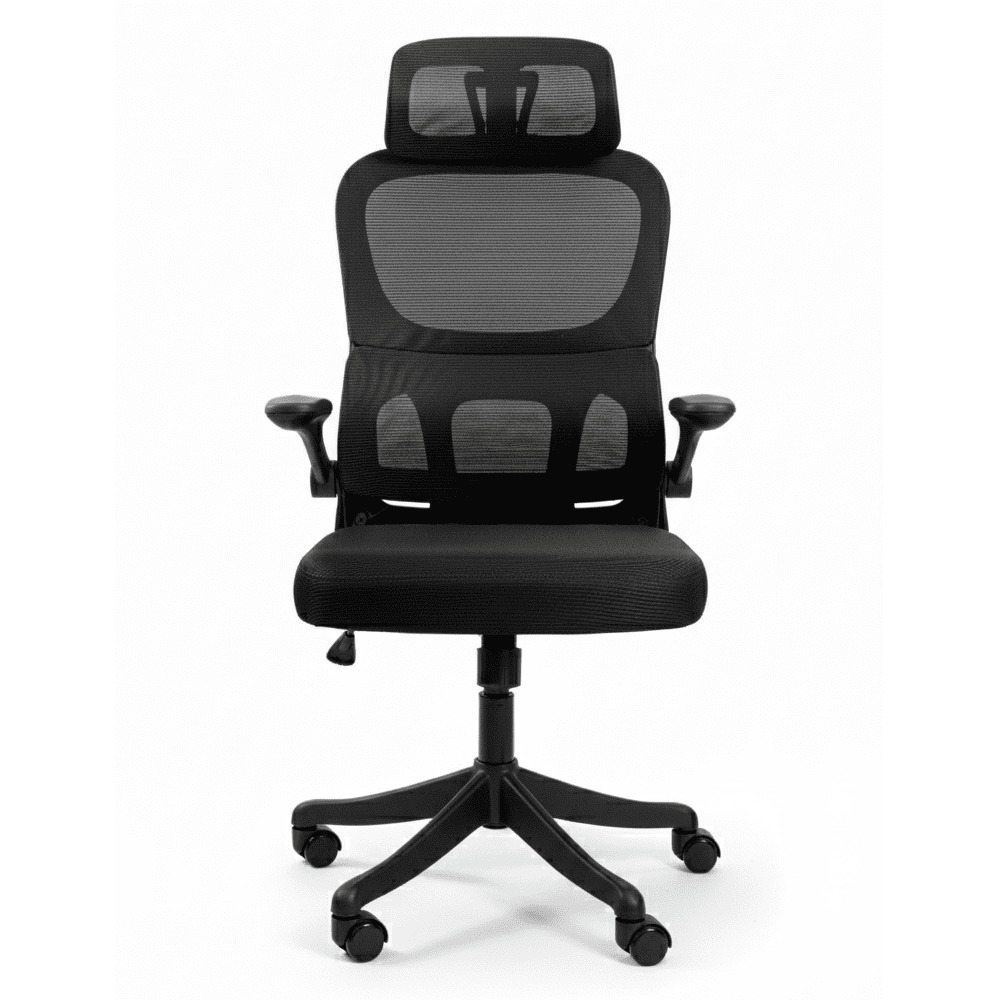 SILLA ERGONOMICA DE OFICINA GERENCIAL KOMSUM TURIN NEGRO - 3