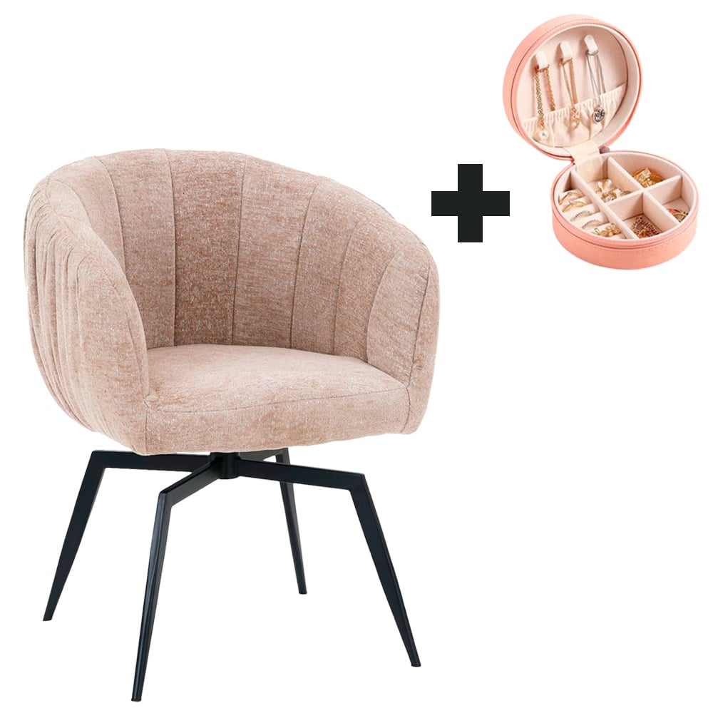 Butaca Giratoria 360° Buckingham Soho Beige - 1