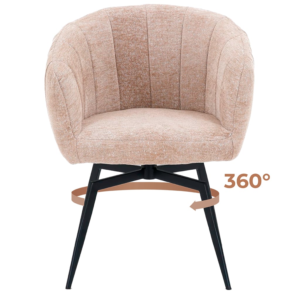 Butaca Giratoria 360° Buckingham Soho Beige - 4