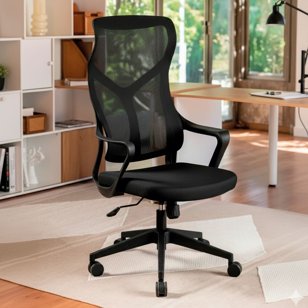 JUEGO DE 4 SILLAS GAMER DREIZT LYON MESH NEGRO - 6