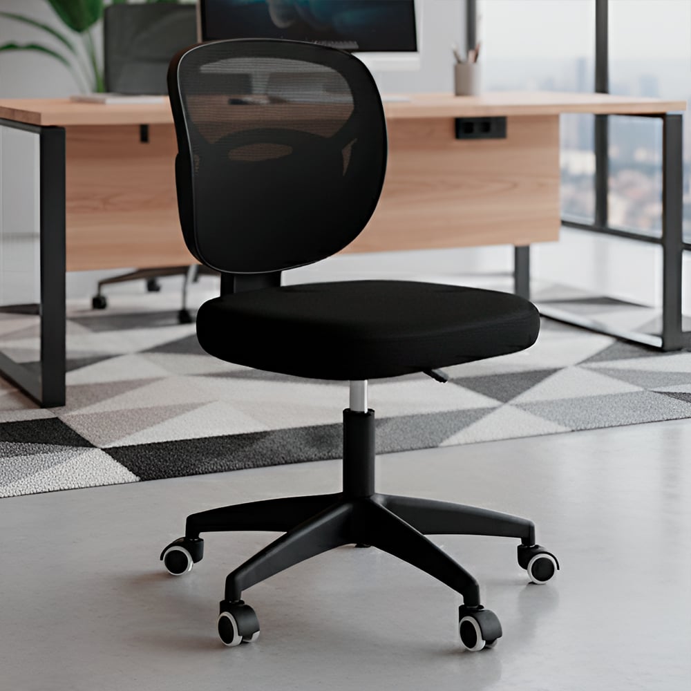 SILLA DE OFICINA KOMSUM INFANTI NEGRA - 1