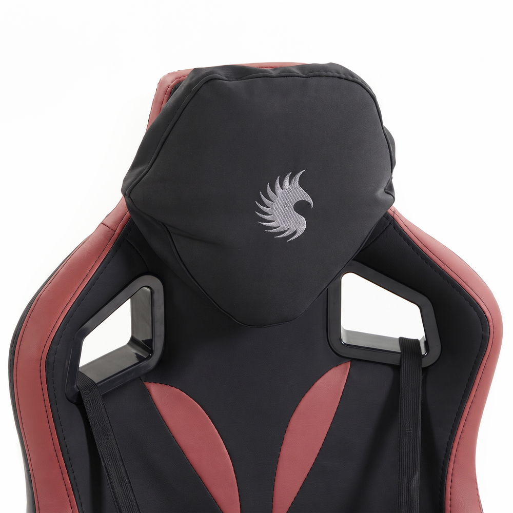 SILLA GAMER DREIZT THUNDER SERIES ROJO PREMIUM ALTA CALIDAD RECLINABLE CON POSAPIES GAS LIFT CLASE 4 - 4