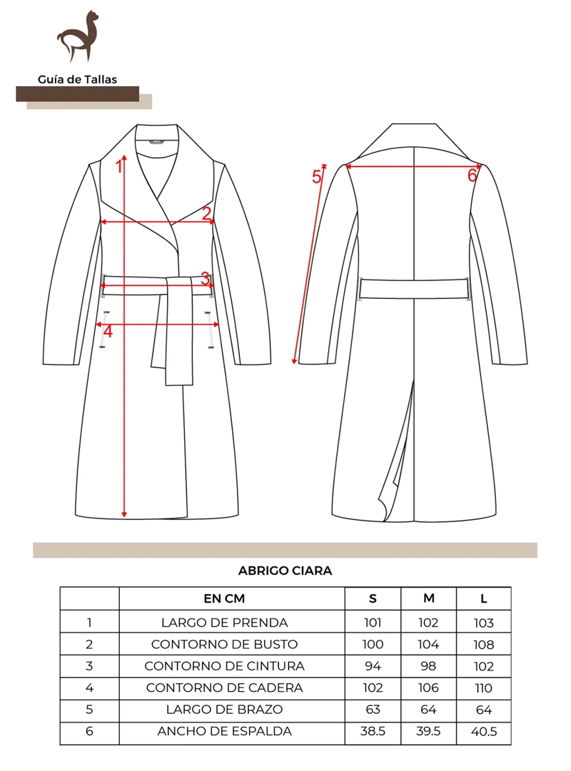 ABRIGO CIARA PERLA ONLY ALPACA PARA MUJER EN BABY ALPACA - 4