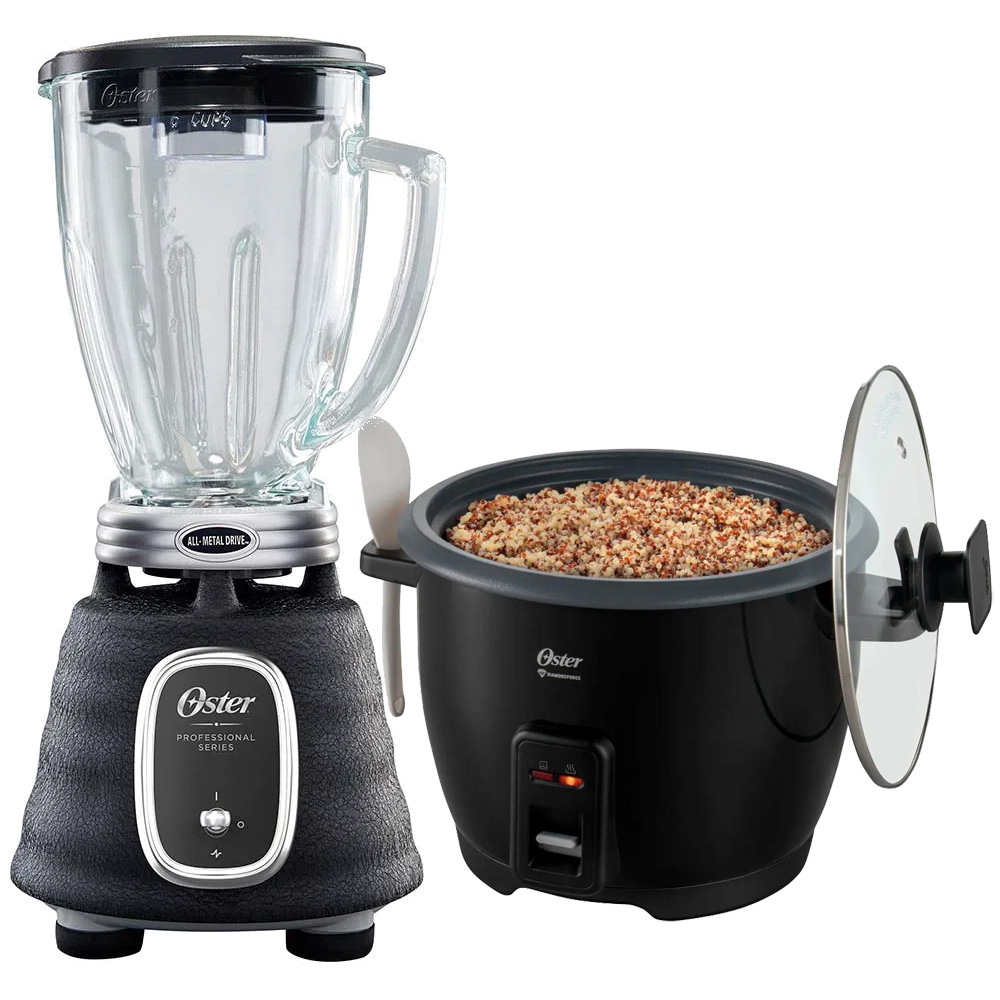 COMBO LICUADORA PRO BLSTBPST CON PULSADOR + OLLA ARROCERA 1.8 L CKSTRCB10DFBLK NEGRO - 2