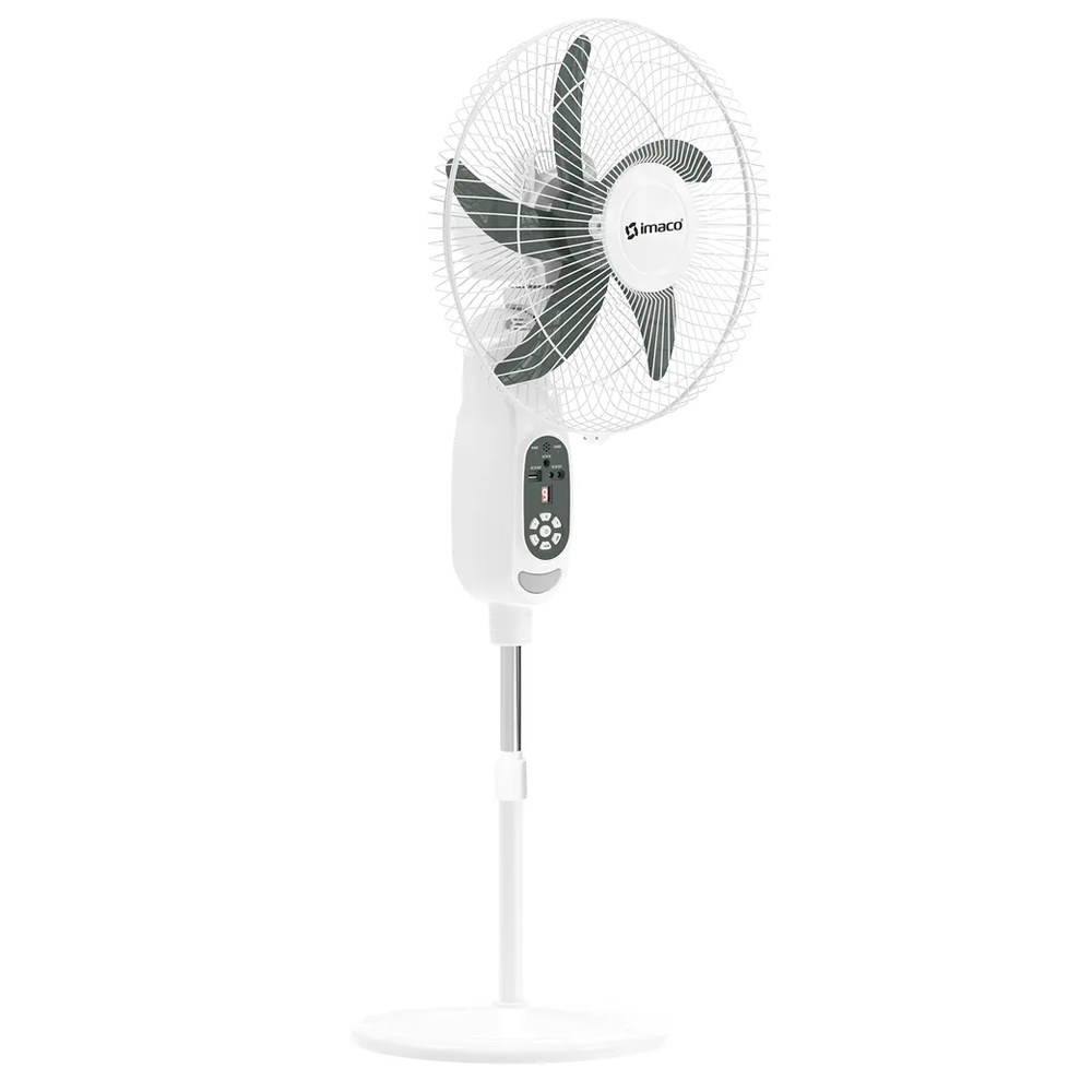 VENTILADOR DE PEDESTAL IMACO 16 PULGADAS RECARGABLE CON CONTROL - 3