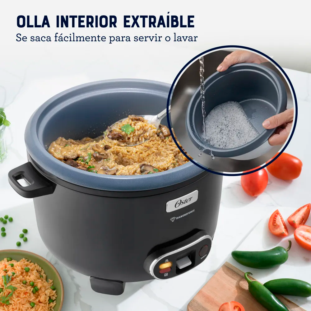 OLLA ARROCERA 3 EN 1 OSTER 2.6 LITROS CKSTRC15DFBLK - 5