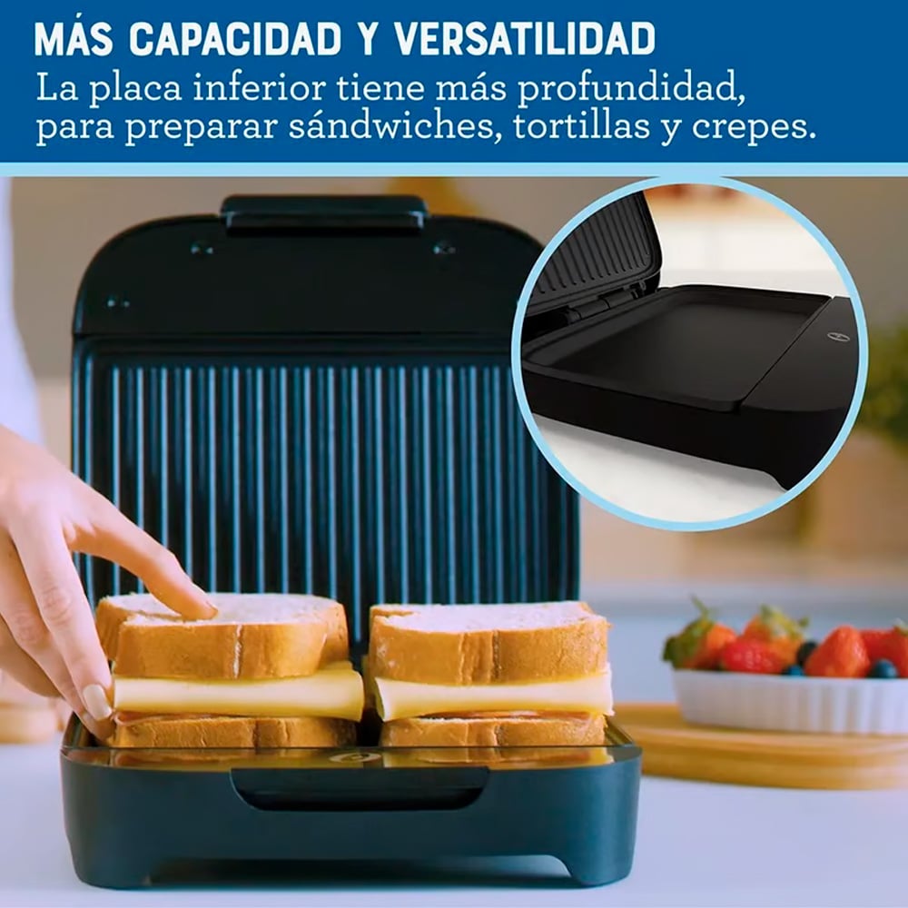 LICUADORA OSTER BLSTPEG-GPB 1.5 LITROS MÀS SANDWICHERA PLATOS HONDOS - 6