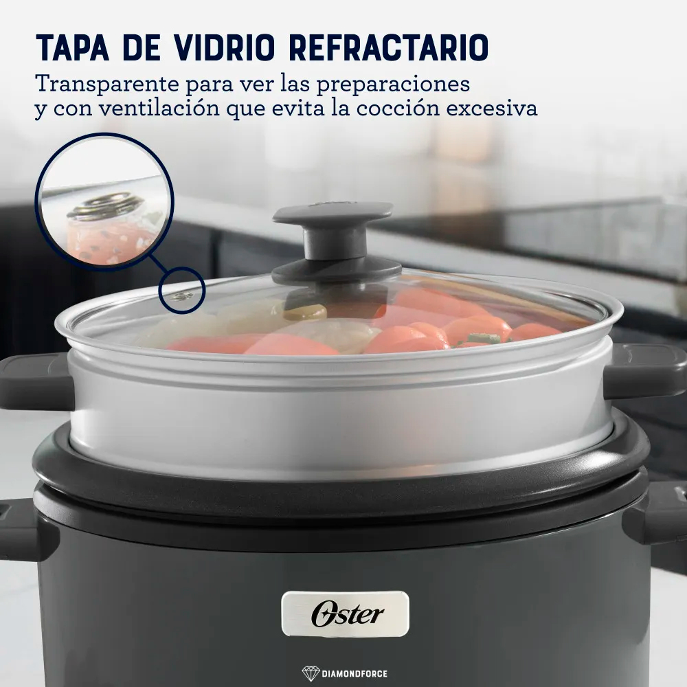 COMBO ARROCERA 3 EN 1 OSTER CKSTRC12DFSKE MÁS MÁQUINA DE POP CORN - 6