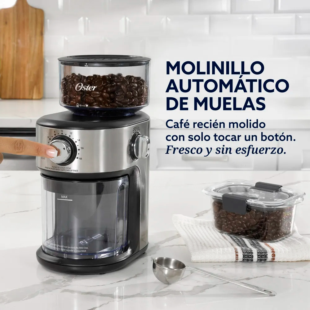 LICUADORA DE 6 VELOCIDADES OSTER BLSTPEG-NPB + MOLINILLO DE CAFE AUTOMÀTICO - 5