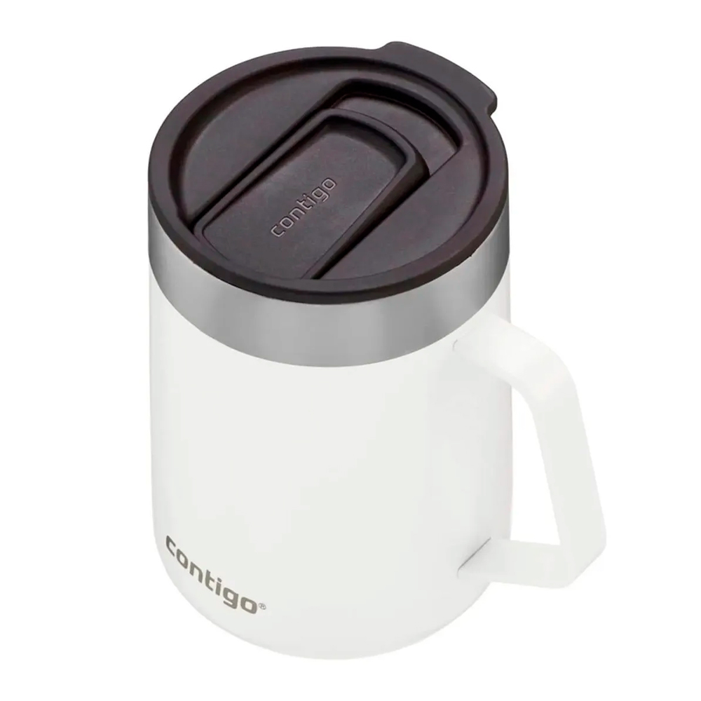 CAFETERA PROGRAMABLE OSTER BVSTDCP121B + TAZA TERMICA CONTIGO DE ACERO INOXIDABLE BLANCO - 4