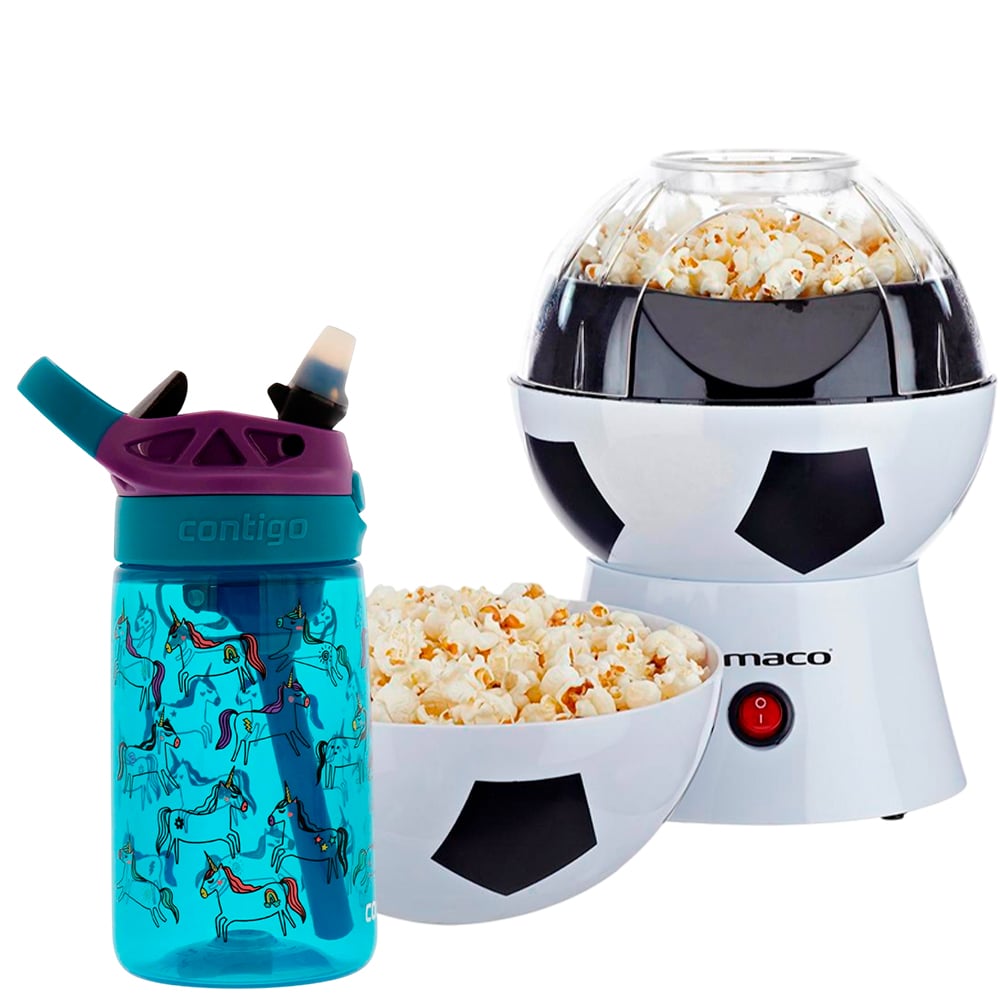 MÁQUINA DE POP CORN IMACO PO2018 + BOTELLA CONTIGO KIDS UNICORNIO 14OZ - 1