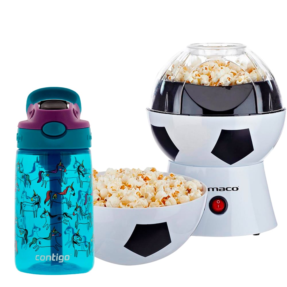 MÁQUINA DE POP CORN IMACO PO2018 + BOTELLA CONTIGO KIDS UNICORNIO 14OZ - 3