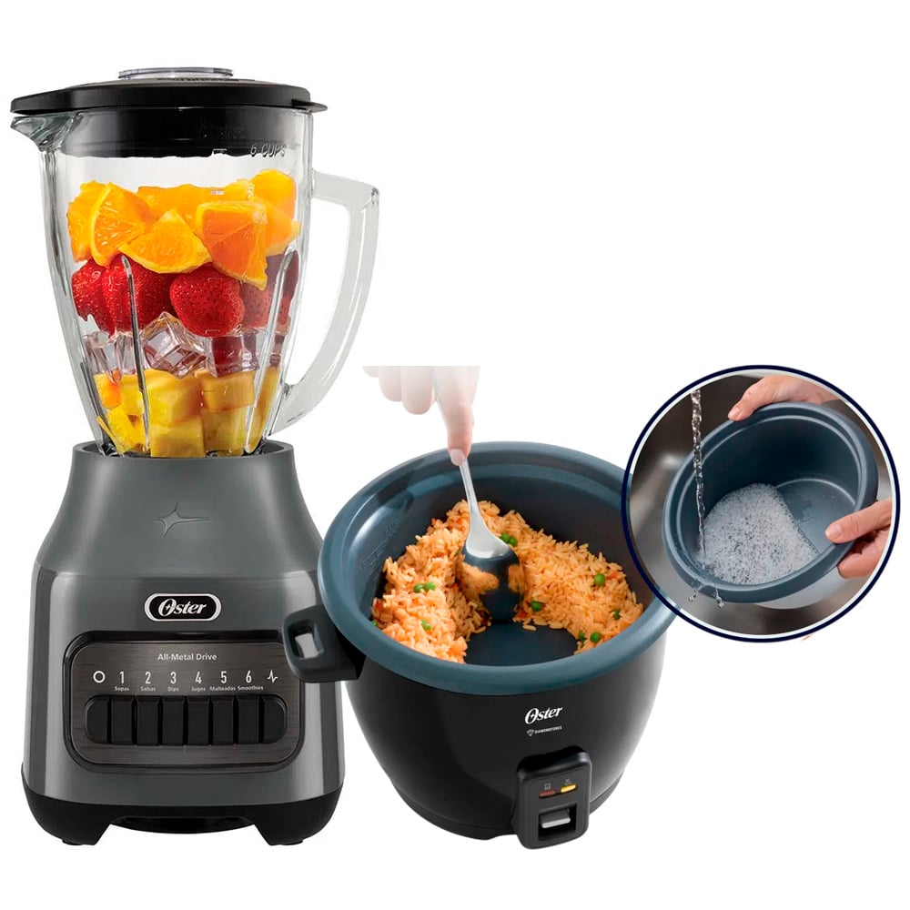 COMBO LICUADORA OSTER  1.5 LITROS  + OLLA ARROCERA DE 1.8 LITROS OSTER - 2