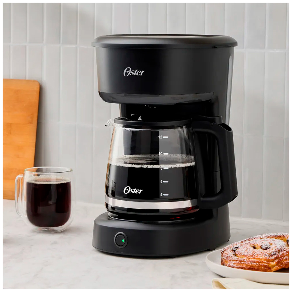 CAFETERA 12 TAZAS CON FILTRO REUTILIZABLE OSTER BVSTDCS121B - 7