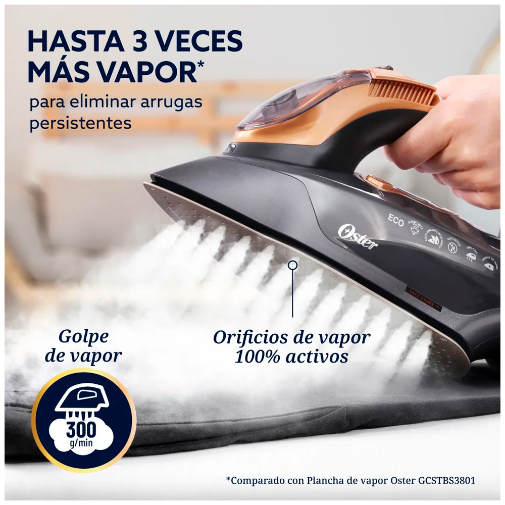 PLANCHA DE VAPOR OSTER GCSTPX9200 DIGITAL SUELA XL MAX S9200 - 2
