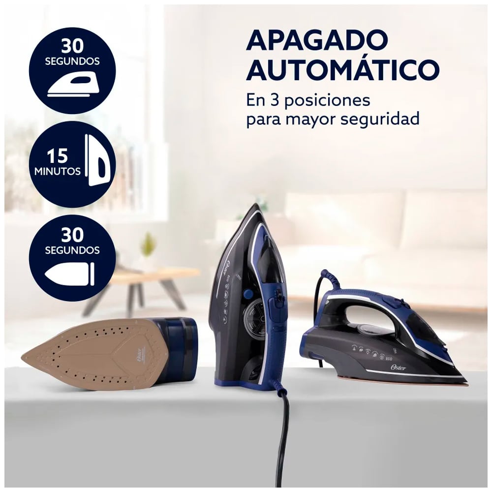 PLANCHA DE VAPOR OSTER GCSTDPD8201 DIGITAL DIAMOND STEAM MAX S8200 - 5