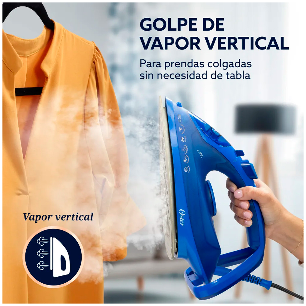 PLANCHA DE VAPOR OSTER GCSTAC7601 AEROGLIDE PLUS S7600 AZUL CLARO - 5