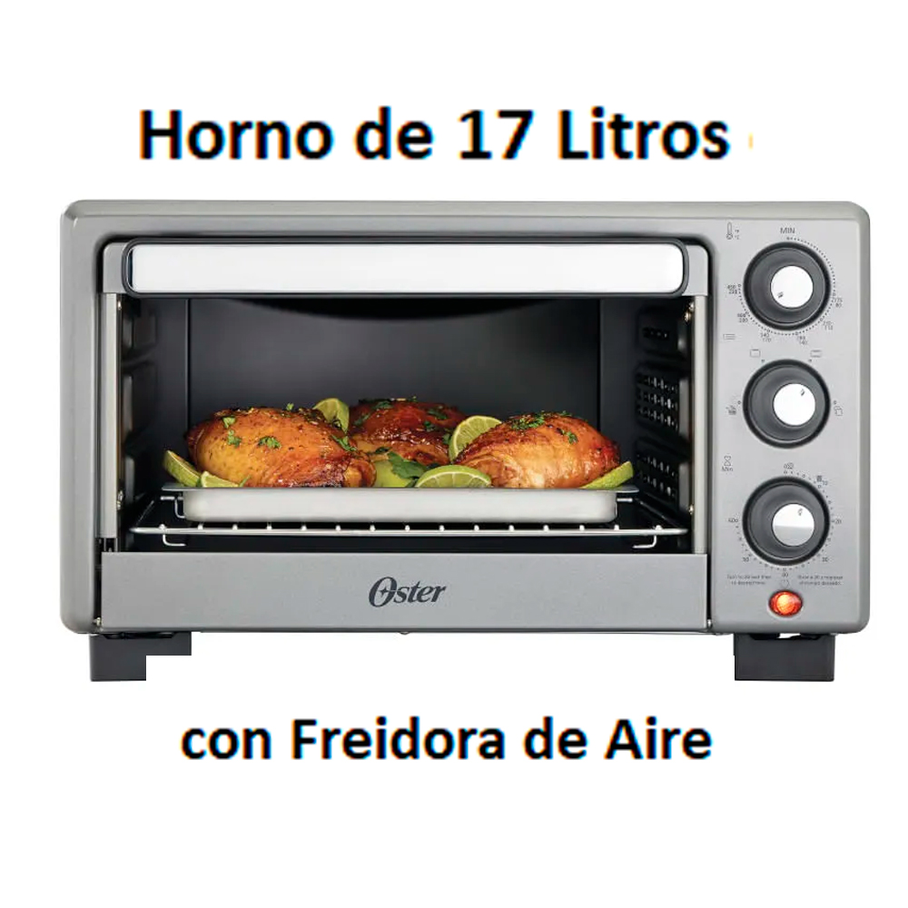 HORNO DE 17 LITROS OSTER CON FREIDORA DE AIRE TSSTTV17MAFNS - 1
