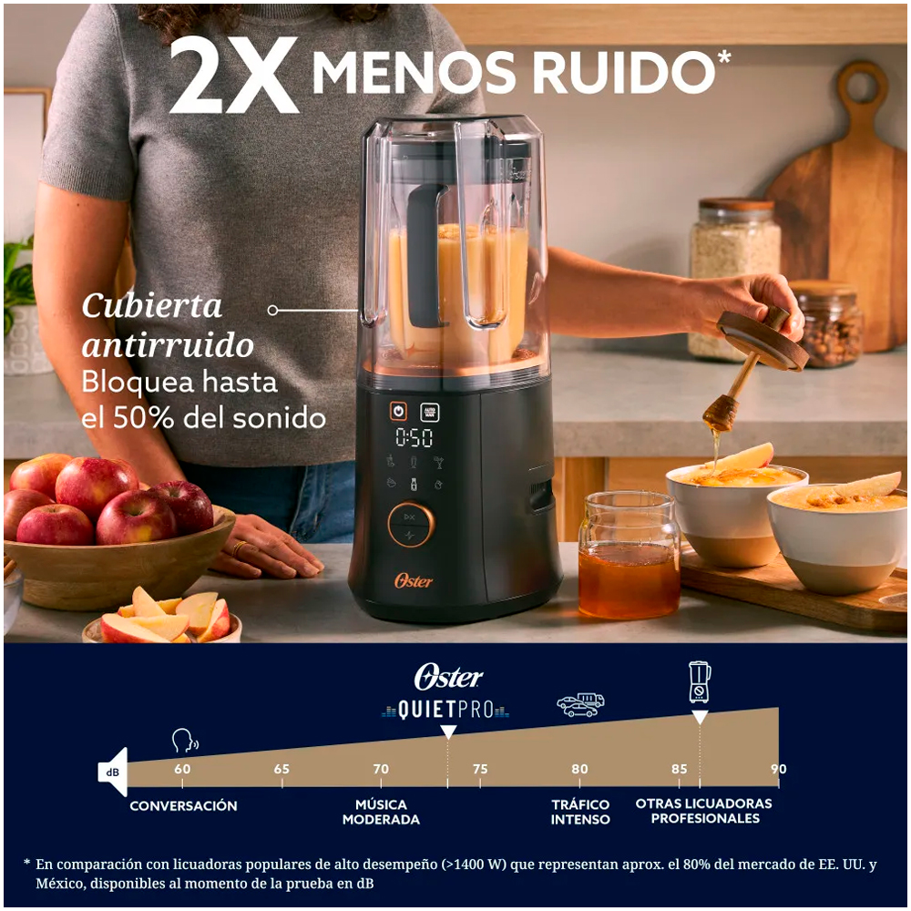 LICUADORA SILENCIOSA PROFESIONAL BLSTQP-ST OSTER QUIETPRO - 4