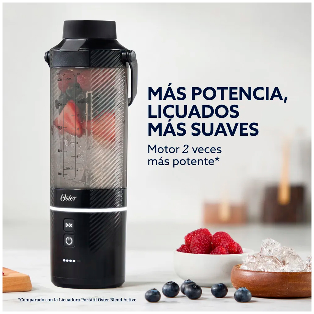 LICUADORA PORTÁTIL RECARGABLE USB-C BLSTGFP-B20 GOMAX OSTER 500 ML - 4